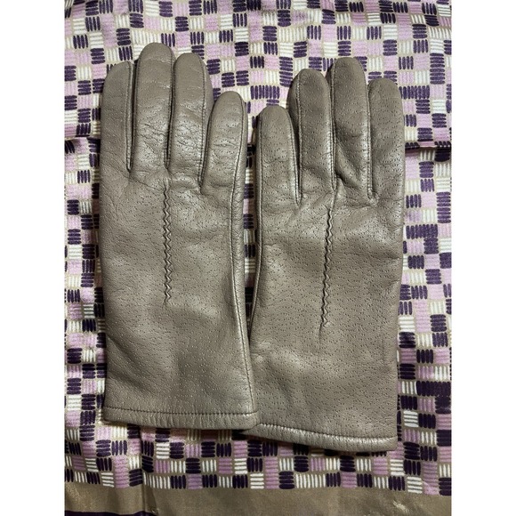 Vintage Fownes Women's Genuine Leather Lined Driving Gloves Size Medium 8-3 pair